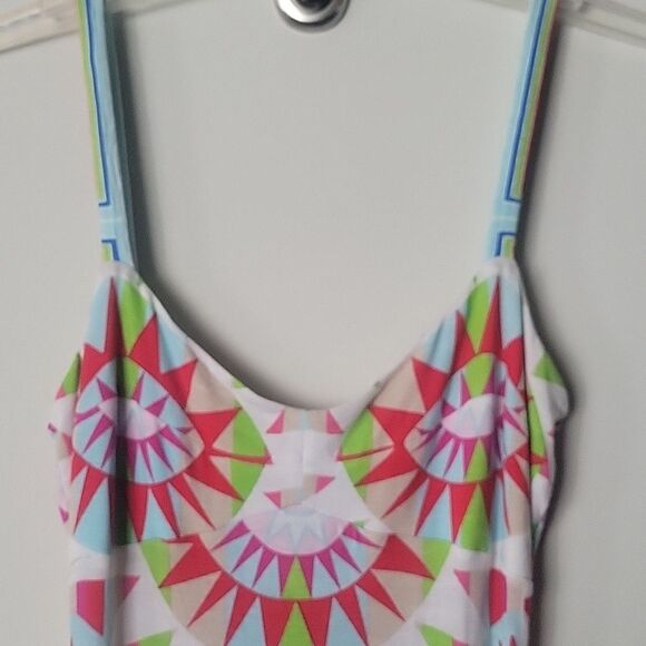 NEW Mara Hoffman Bodycon Maxi Dress Long Stripe Back Column Shakti Print White - Picture 4 of 10